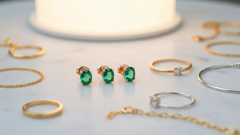 Boucles d'oreilles émeraude or rose : guide complet